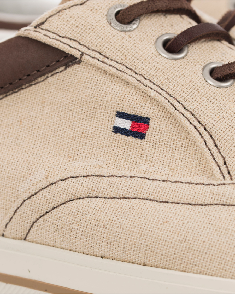 Herr | Tommy Hilfiger Winston 2C Canvas Sneaker Sand | Tommy Hilfiger | Winston 2C Canvas Sneaker Sand