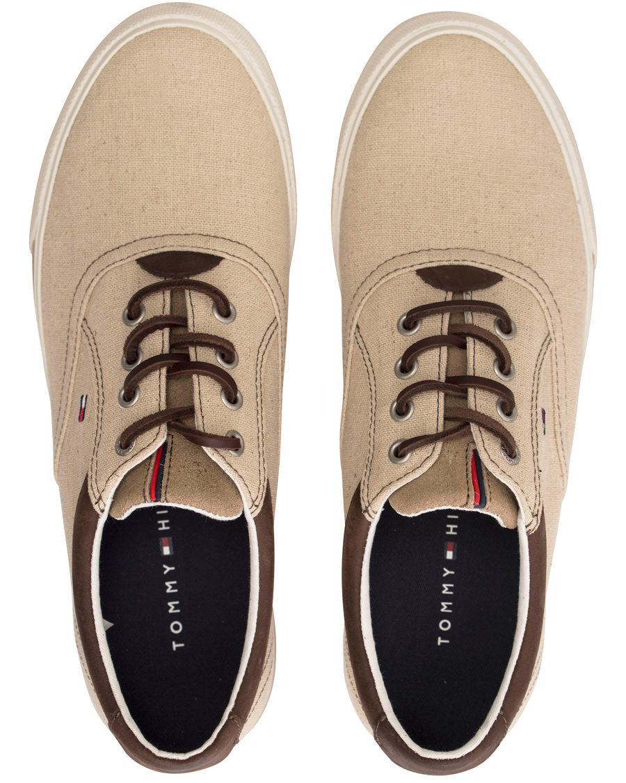 Herr | Tommy Hilfiger Winston 2C Canvas Sneaker Sand | Tommy Hilfiger | Winston 2C Canvas Sneaker Sand