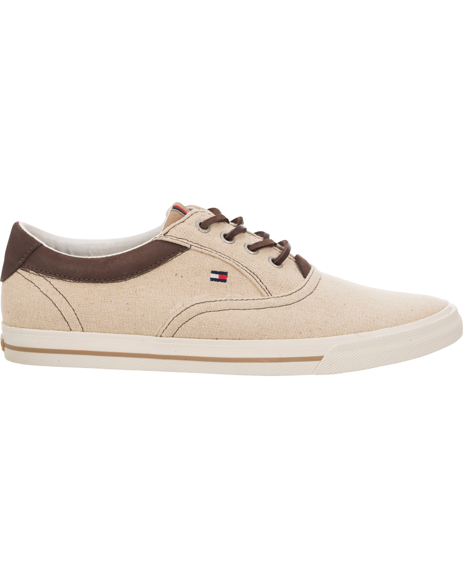 Herr | Tommy Hilfiger Winston 2C Canvas Sneaker Sand | Tommy Hilfiger | Winston 2C Canvas Sneaker Sand