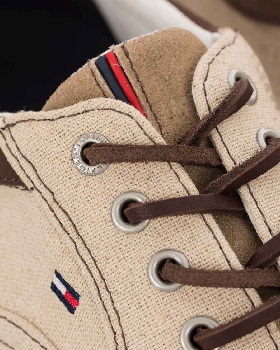 Herr | Tommy Hilfiger Winston 2C Canvas Sneaker Sand | Tommy Hilfiger | Winston 2C Canvas Sneaker Sand
