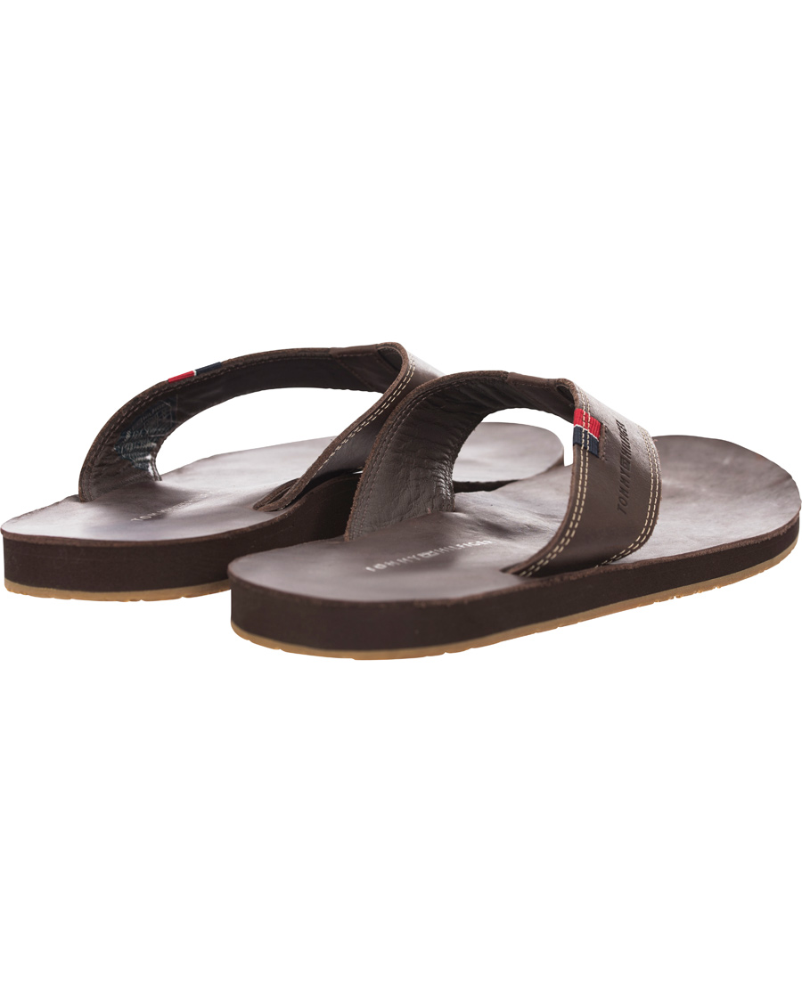 Herr | Tommy Hilfiger Timsbury 7 Leather Sandal Coffee | Tommy Hilfiger | Timsbury 7 Leather Sandal Coffee