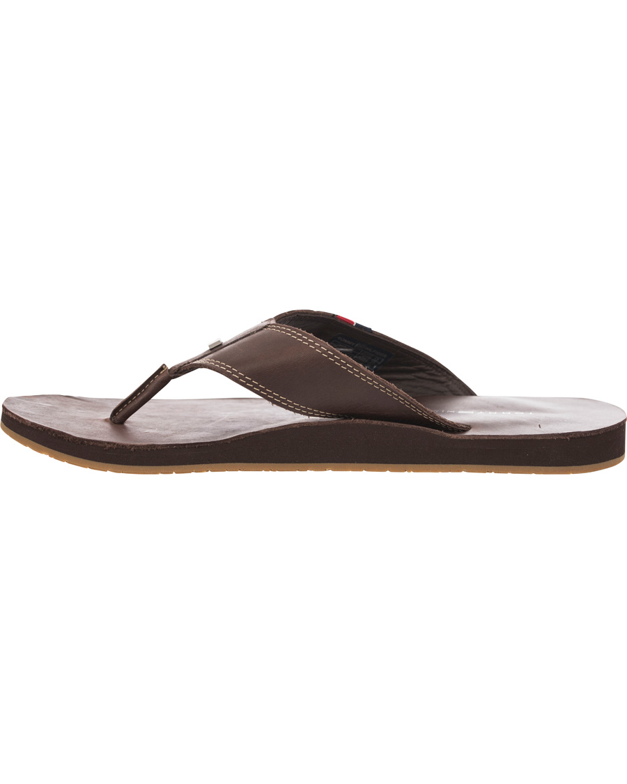 Herr | Tommy Hilfiger Timsbury 7 Leather Sandal Coffee | Tommy Hilfiger | Timsbury 7 Leather Sandal Coffee
