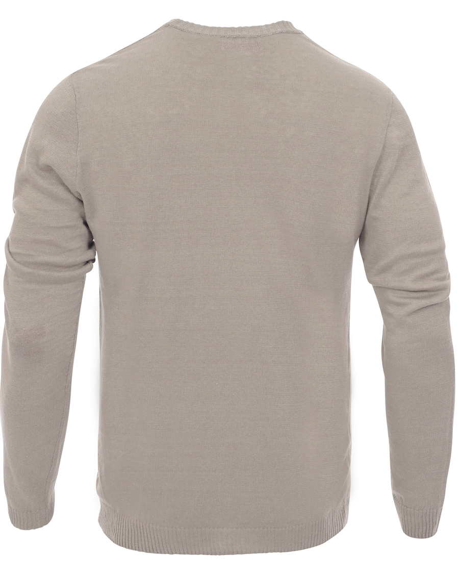Herr | Tröjor | HUGO | Seel Knitted Sweater Medium Beige