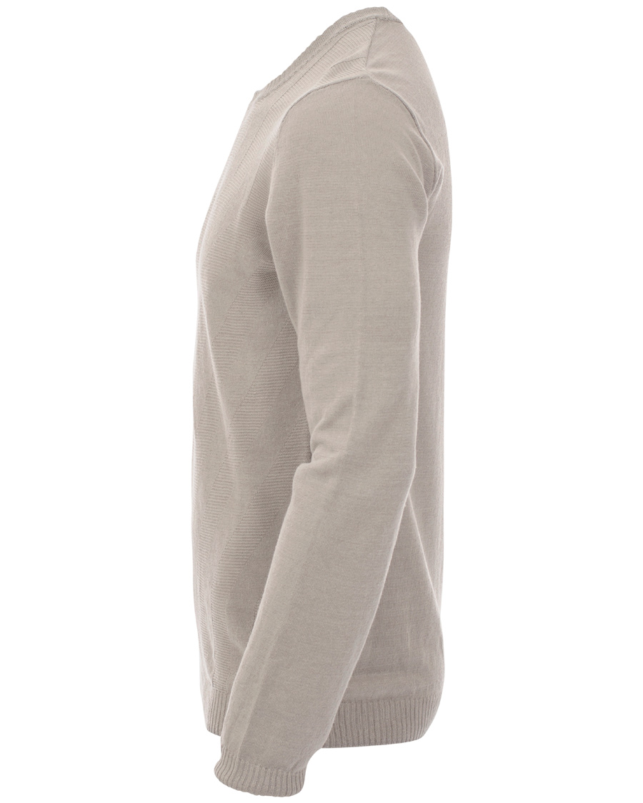 Herr | Tröjor | HUGO | Seel Knitted Sweater Medium Beige