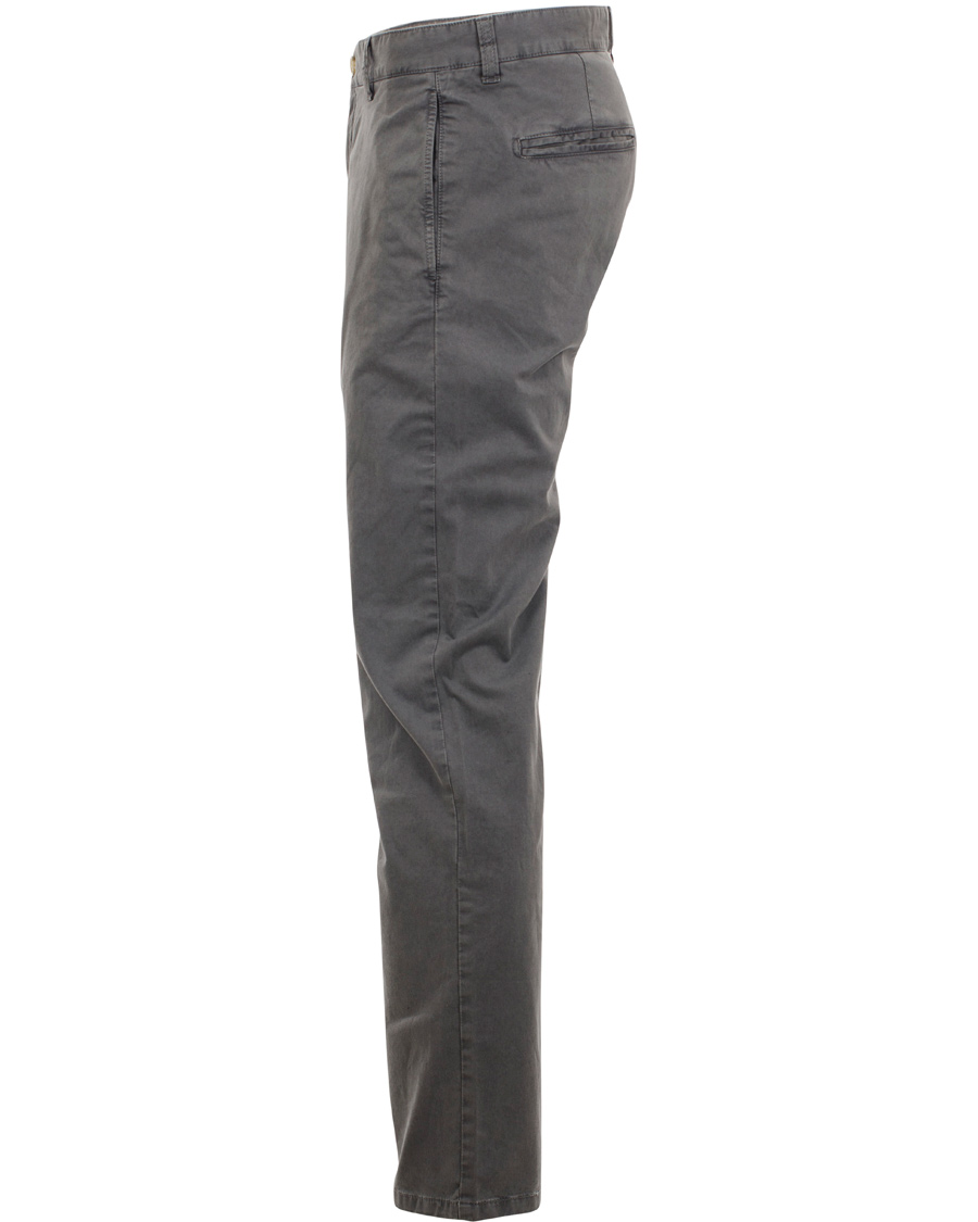 Herr | Byxor | Boomerang | Steeve Cotton Satin Chino Seagull Grey
