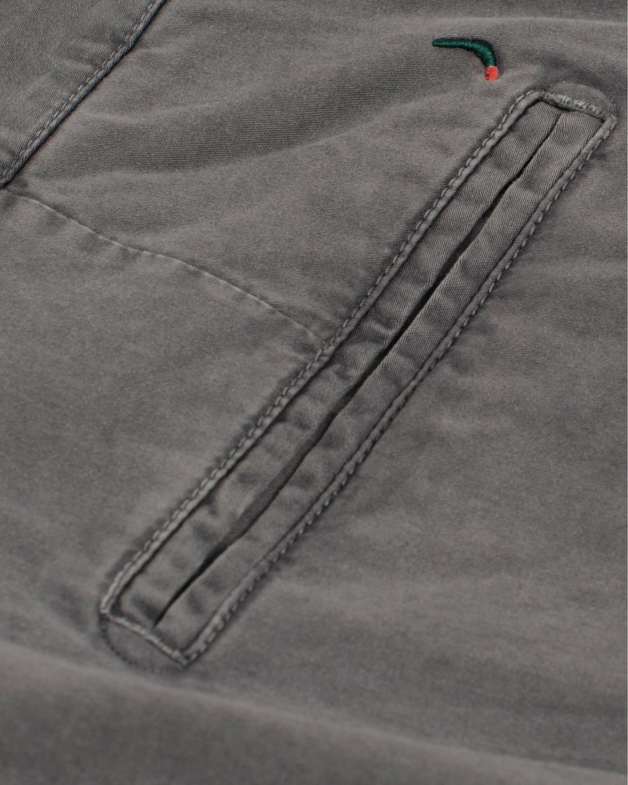Herr | Byxor | Boomerang | Steeve Cotton Satin Chino Seagull Grey