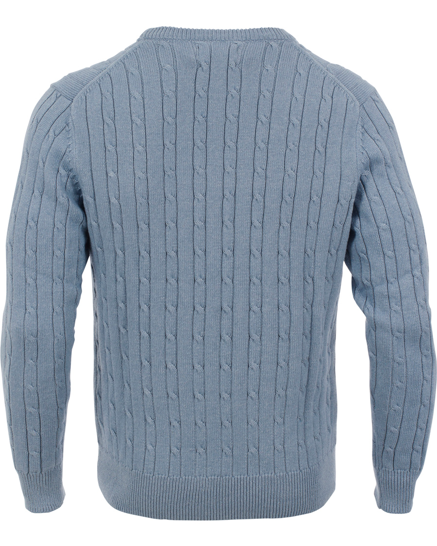 Herr | Tröjor | Boomerang | Lund Cable Knit Aura Blue