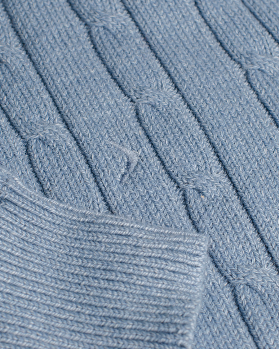 Herr | Tröjor | Boomerang | Lund Cable Knit Aura Blue