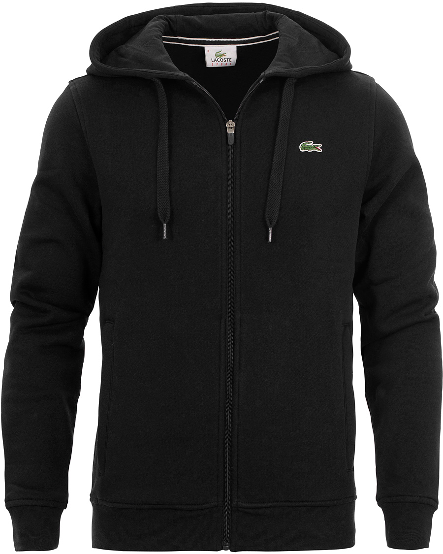 Herr | Tröjor | Lacoste | Zip Hood Sweatshirt Black