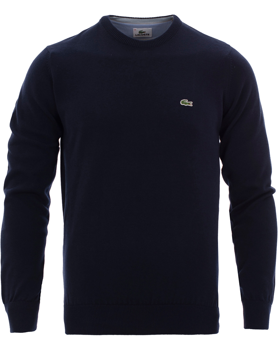 Herr | Tröjor | Lacoste | Pullover Crew-neck Navy Blue