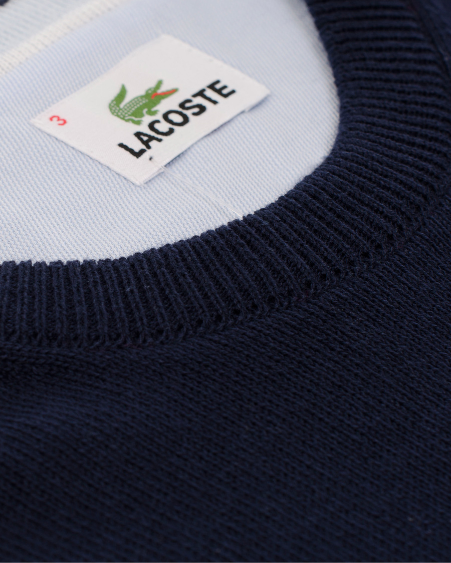Herr | Tröjor | Lacoste | Pullover Crew-neck Navy Blue