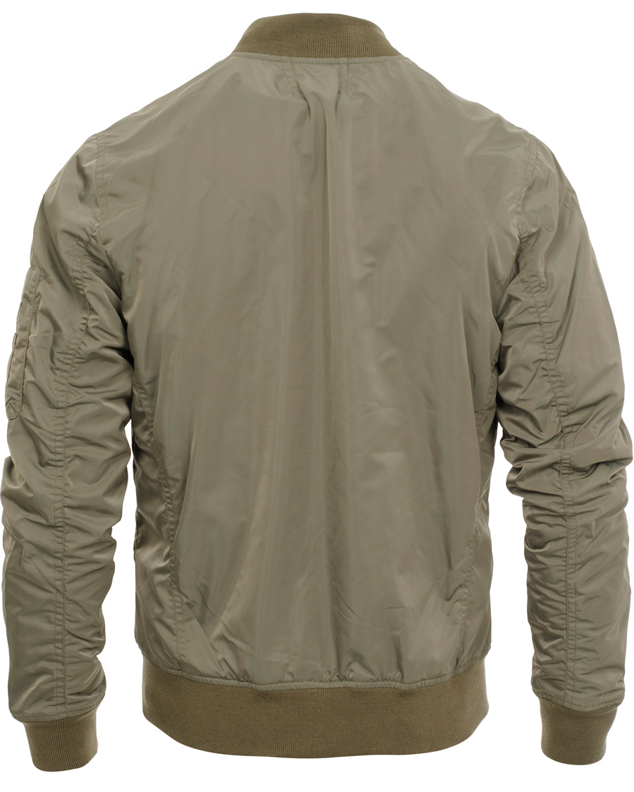 Herr | Jackor | J.Lindeberg | Marky Taff Nylon Bomber Jacket Olive Green