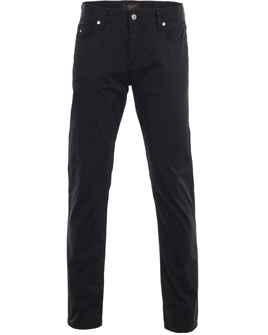 Herr | Byxor | J.Lindeberg | Jay Satin Jeans Black