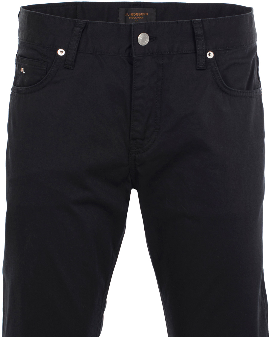 Herr | Byxor | J.Lindeberg | Jay Satin Jeans Black