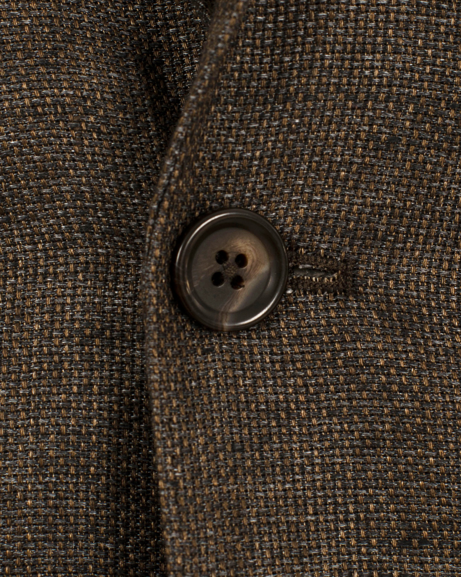 Herr | Kavajer | J.Lindeberg | Hopper Soft Basket Linen Blazer Brown/Grey