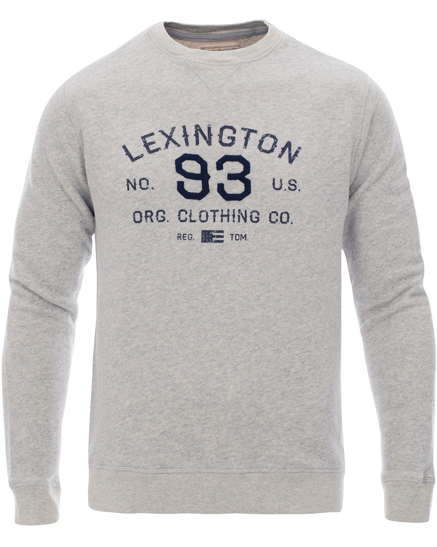 Herr | Tröjor | Lexington | Lucas Sweatshirt Light Warm Grey Melange