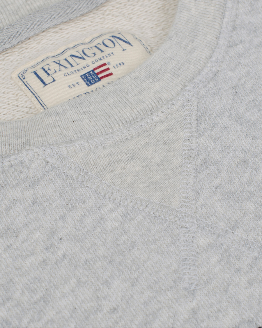 Herr | Tröjor | Lexington | Lucas Sweatshirt Light Warm Grey Melange