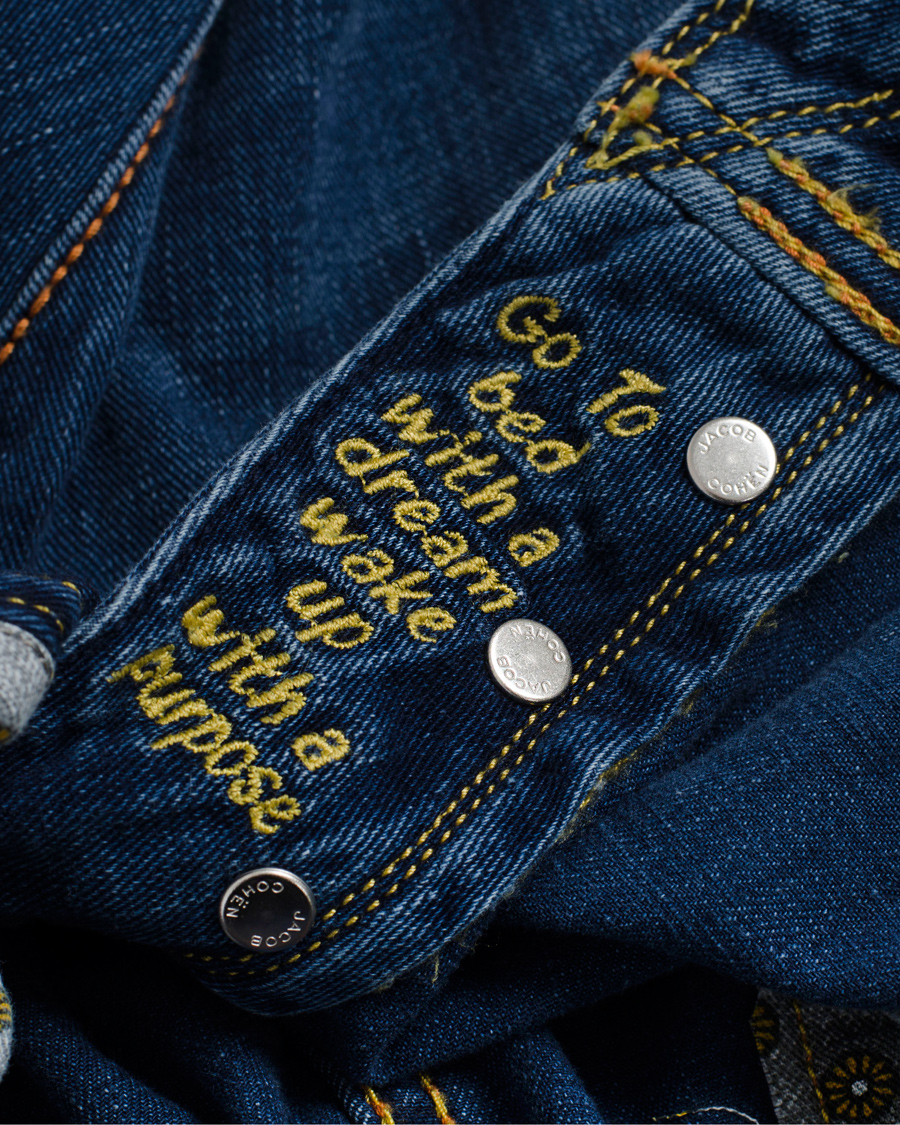Herr | Jeans | Jacob Cohën | 622 Luxury Edition Jeans Mid Blue/Red Label