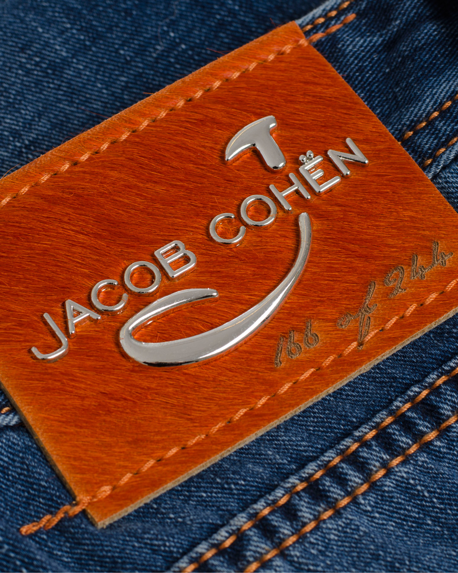 Herr | Jeans | Jacob Cohën | 622 Luxury Edition Jeans Mid Blue/Red Label