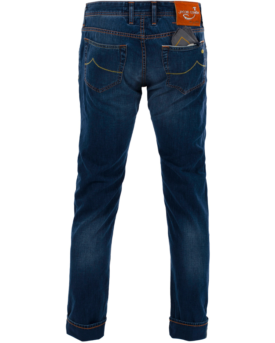 Herr | Jeans | Jacob Cohën | 622 Luxury Edition Jeans Mid Blue/Red Label