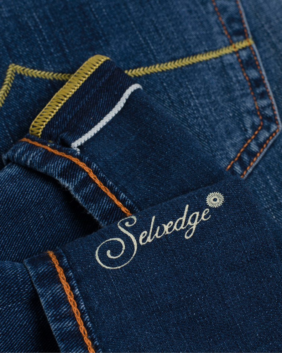 Herr | Jeans | Jacob Cohën | 622 Luxury Edition Jeans Mid Blue/Red Label