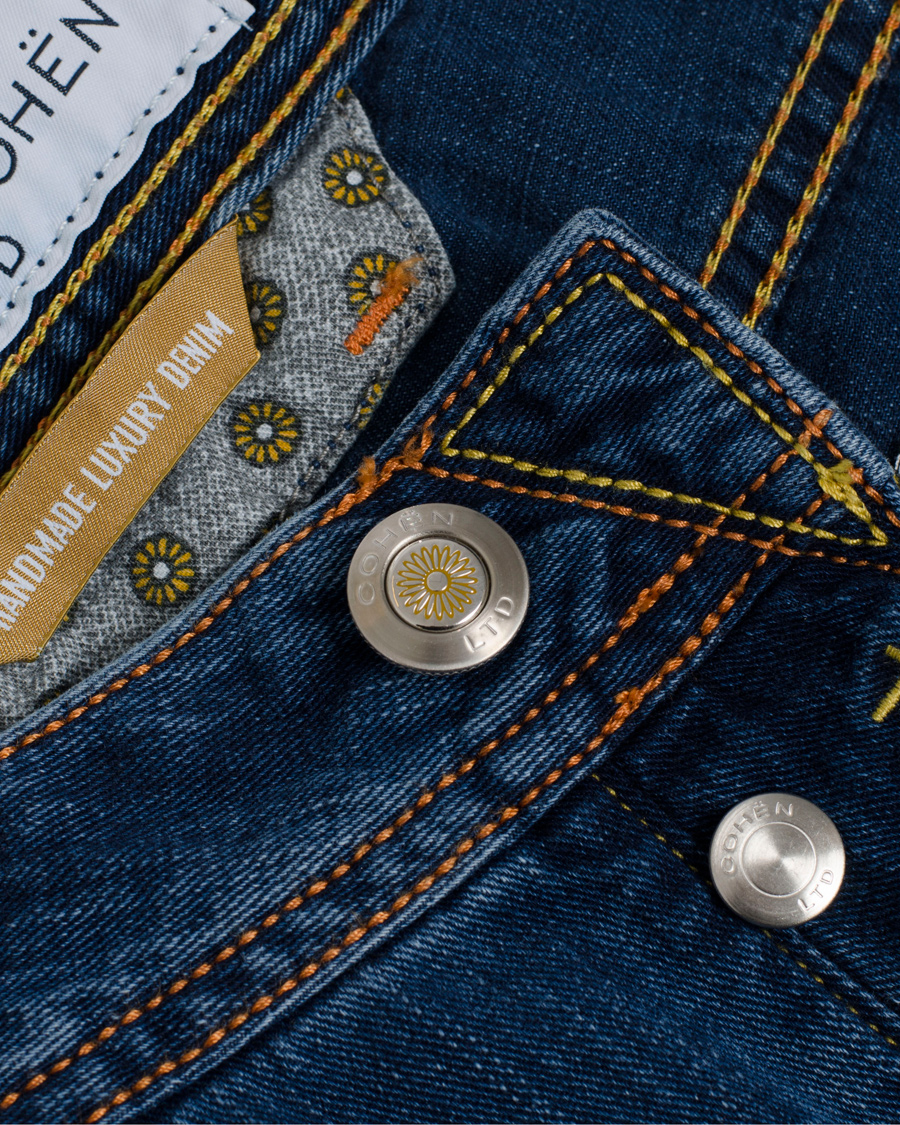 Herr | Jeans | Jacob Cohën | 622 Luxury Edition Jeans Mid Blue/Red Label