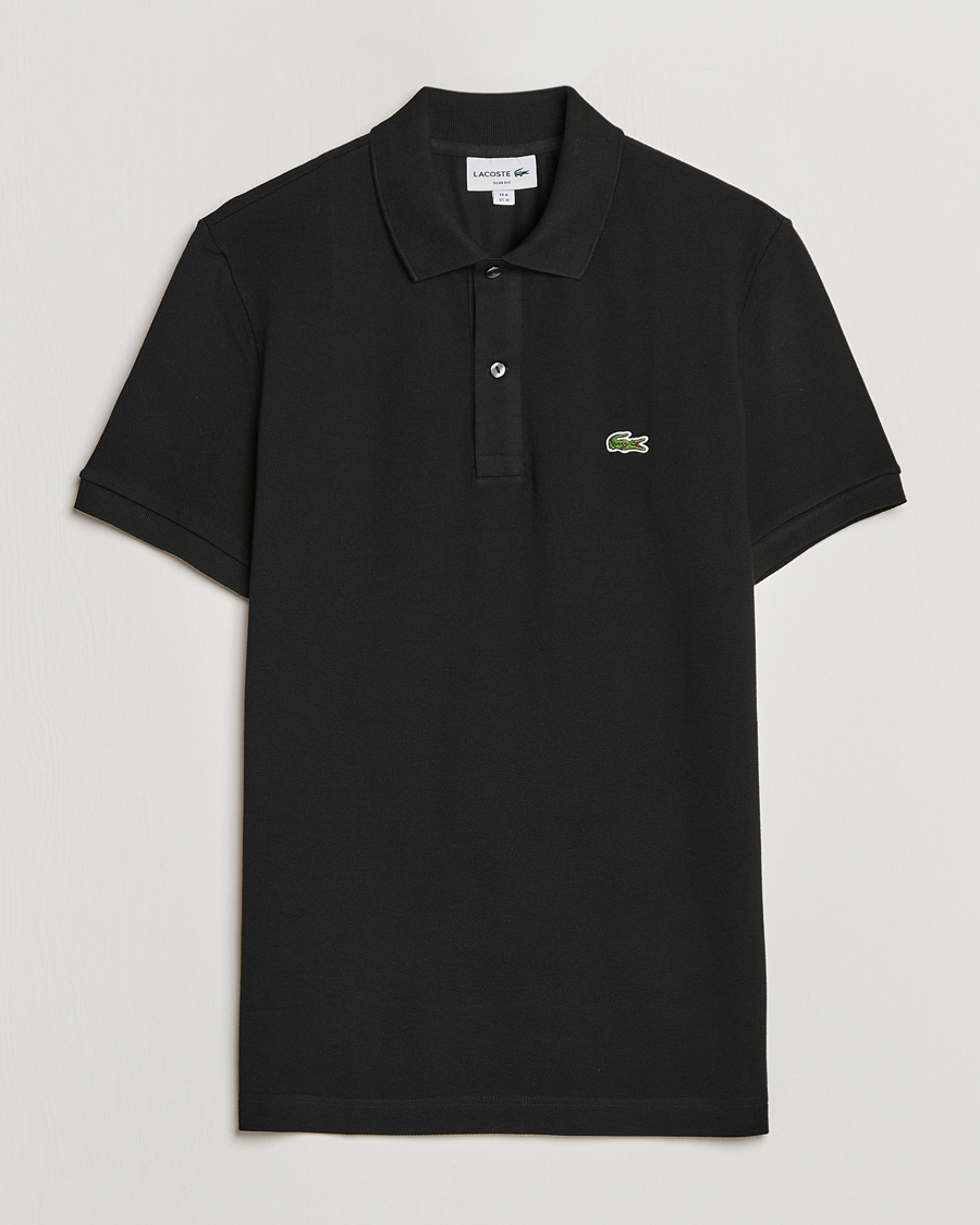 Herr | Pikéer | Lacoste | Slim Fit Polo Piké Black