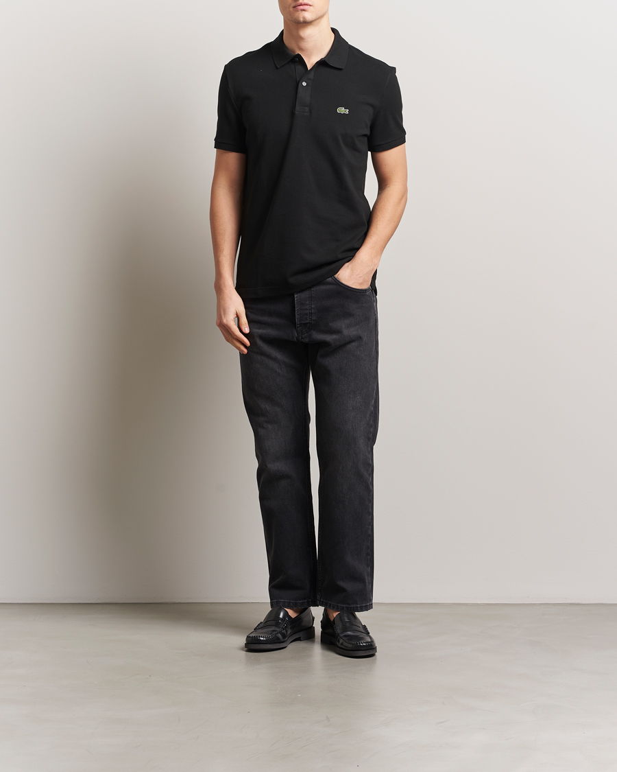 Herr | Pikéer | Lacoste | Slim Fit Polo Piké Black