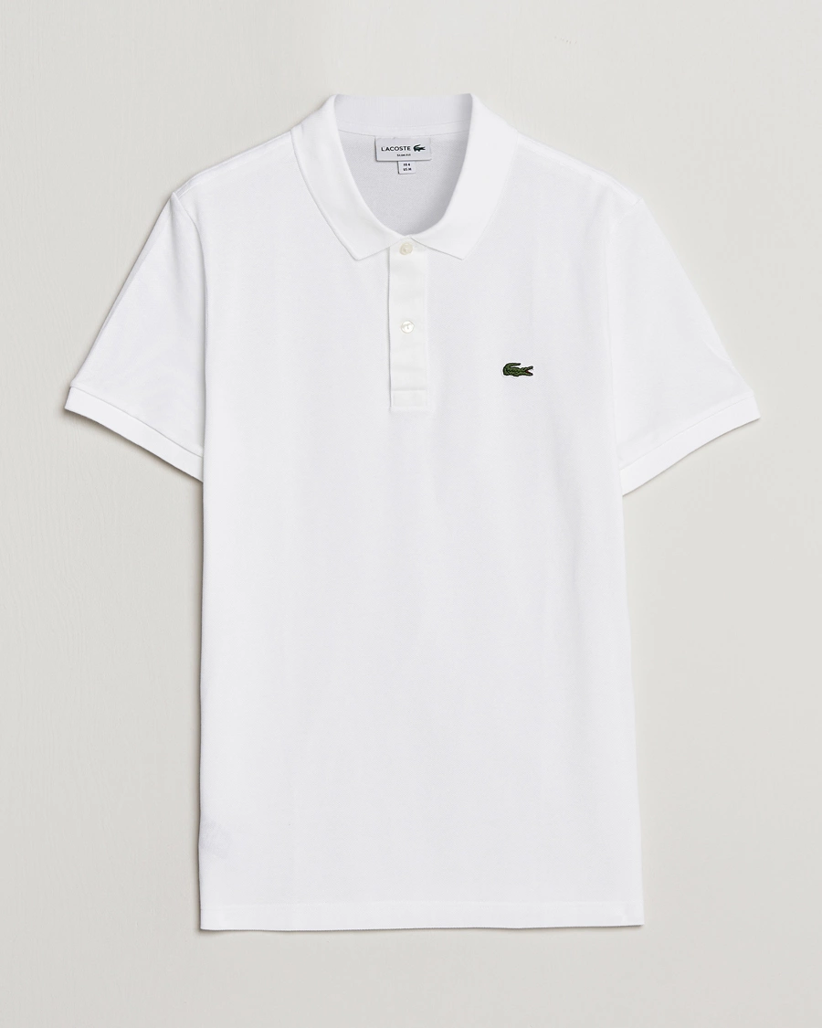 Herr | Pikéer | Lacoste | Slim Fit Polo Piké White
