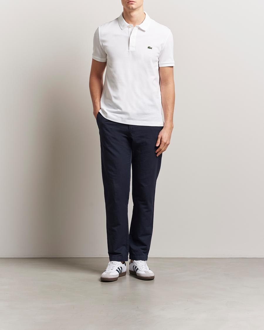 Herr | Pikéer | Lacoste | Slim Fit Polo Piké White