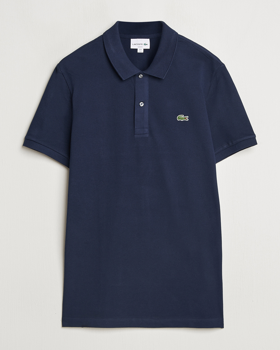 Herr | Pikéer | Lacoste | Slim Fit Polo Piké Navy Blue