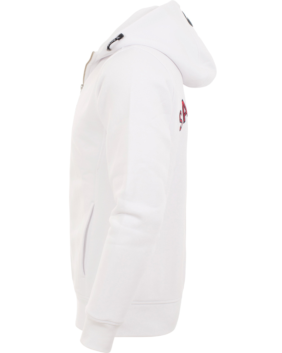 Herr | Tröjor | Sail Racing | Zip Hood Sweatshirt White
