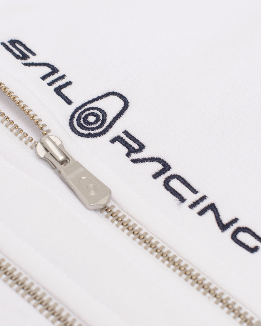 Herr | Tröjor | Sail Racing | Zip Hood Sweatshirt White