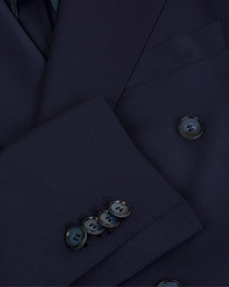 Herr | Kavajer | Oscar Jacobson | Erik Double Breasted Blazer Napoli Blue