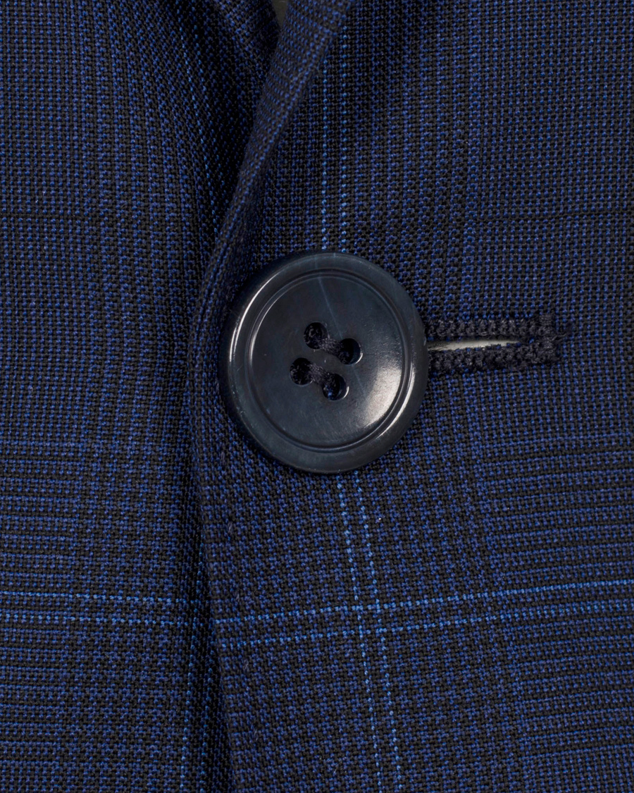 Herr | Kostymer | Oscar Jacobson | Edmund Window Pane Reda Suit Dark Blue