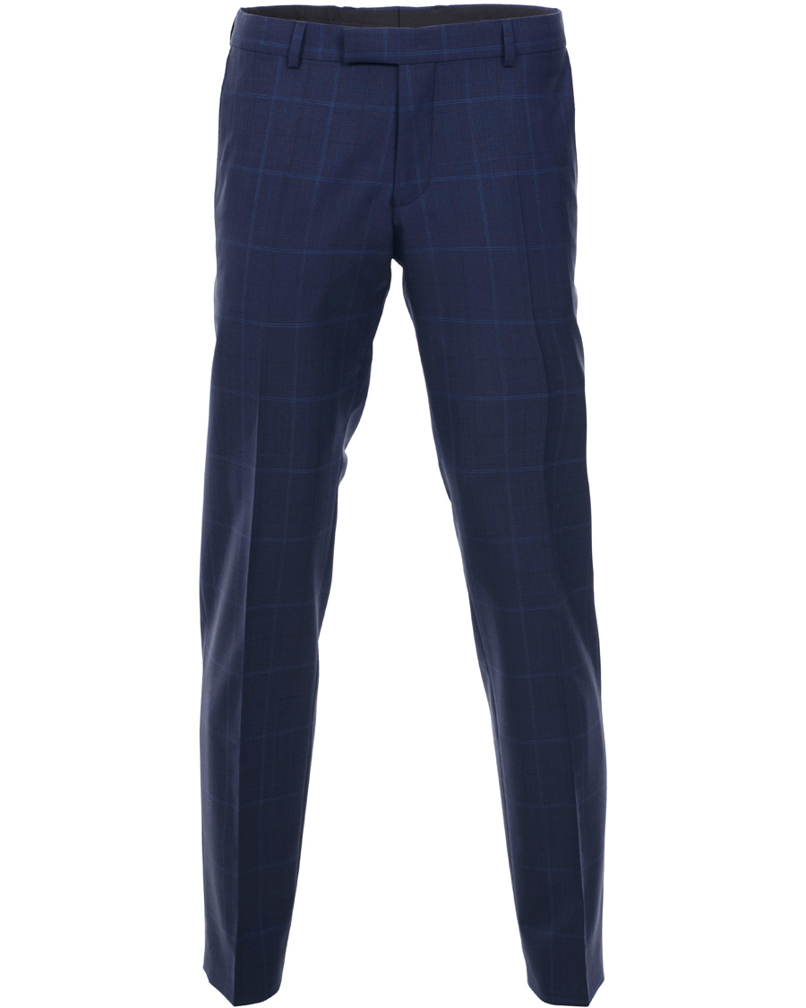 Herr | Kostymer | Oscar Jacobson | Edmund Window Pane Reda Suit Dark Blue