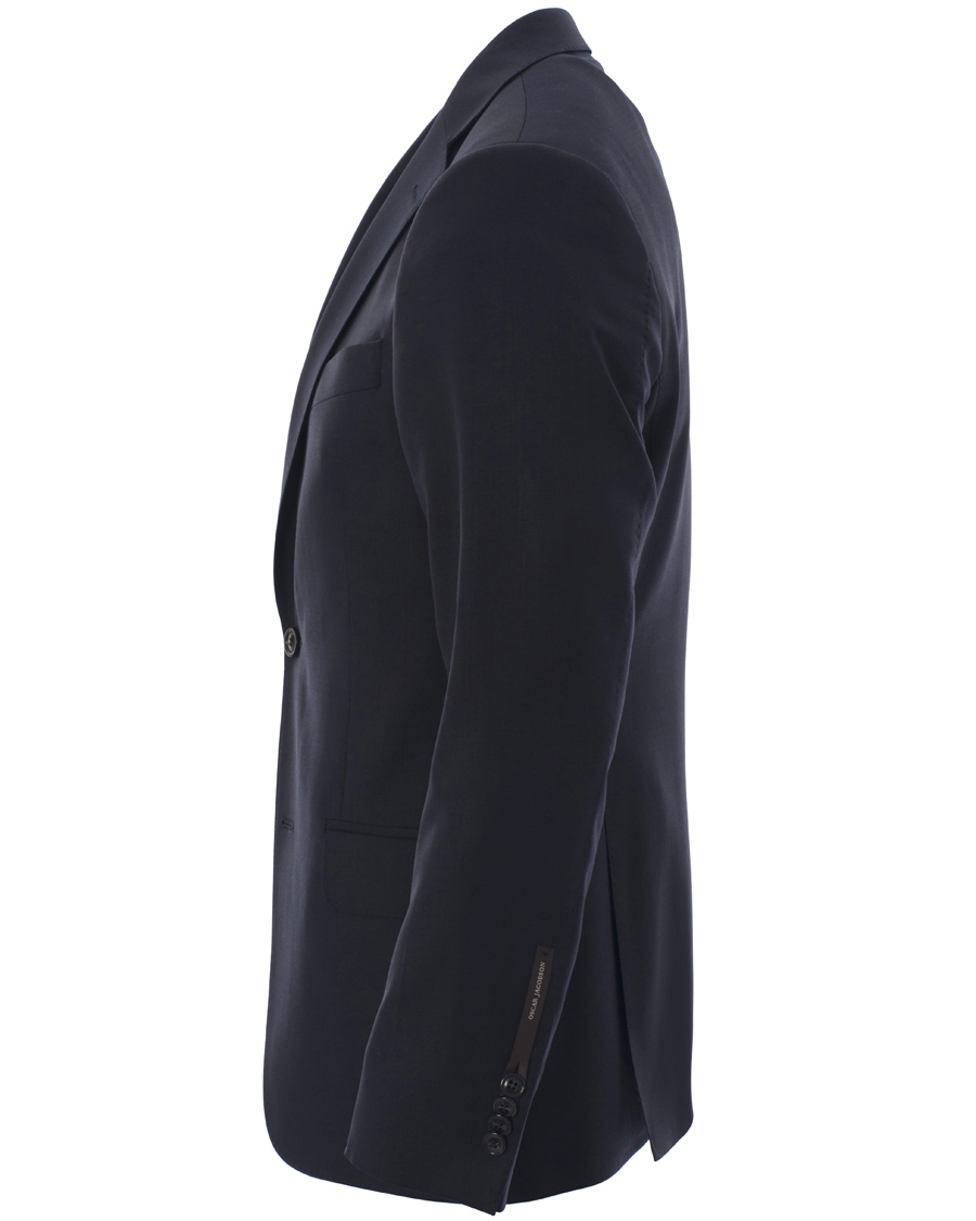 Herr | Kavajer | Oscar Jacobson | Edmund Wool/Stretch Blazer Navy 54