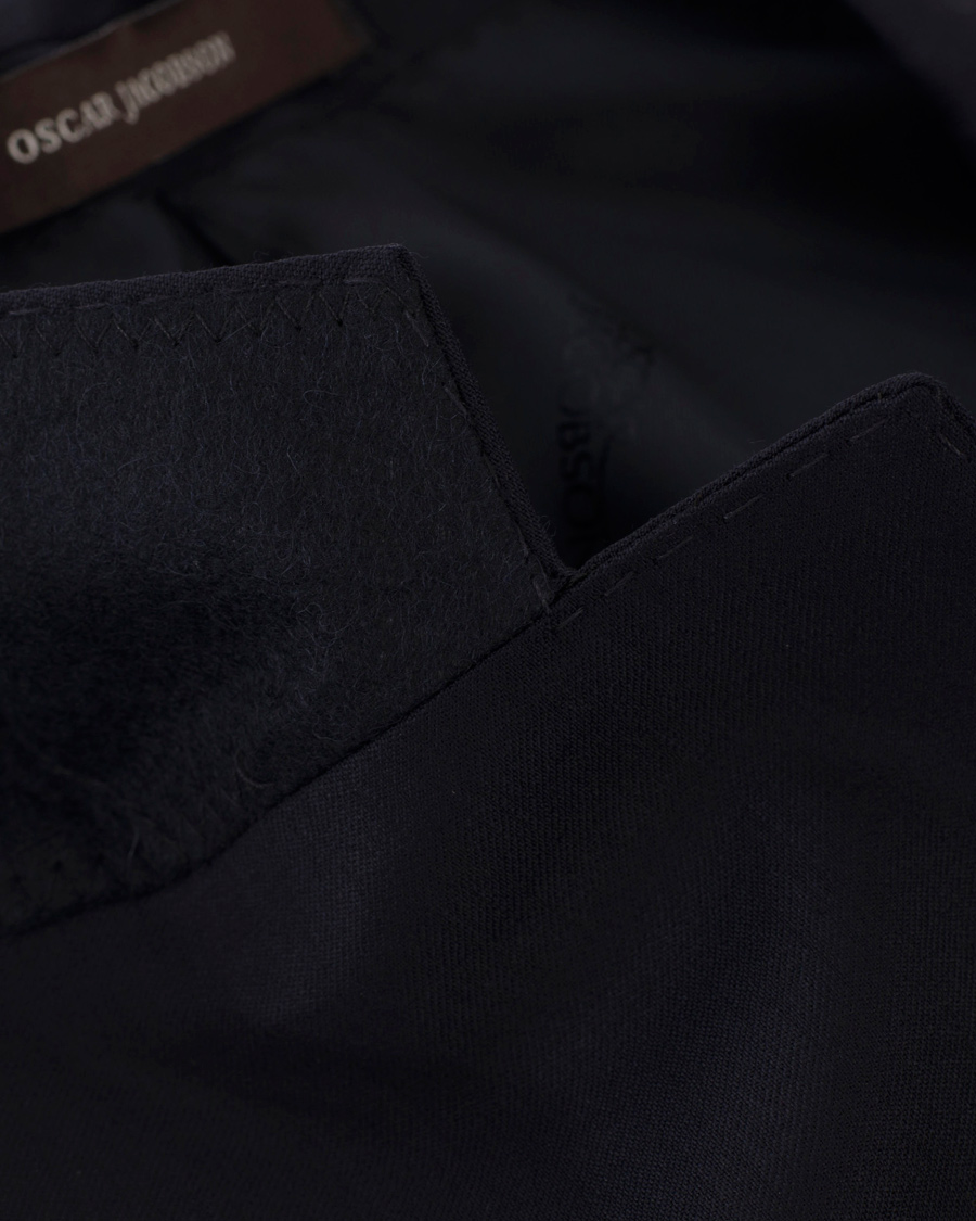 Herr | Kavajer | Oscar Jacobson | Edmund Wool/Stretch Blazer Navy 54