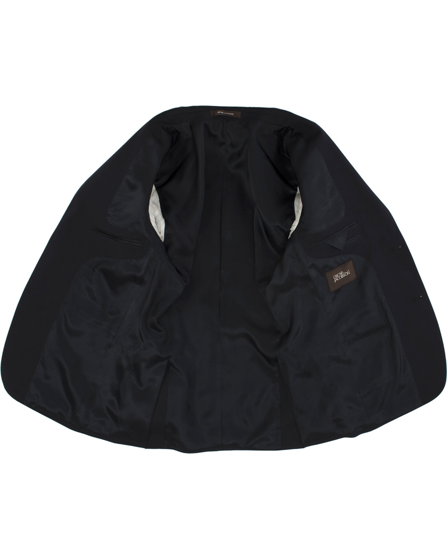 Herr | Kavajer | Oscar Jacobson | Edmund Wool/Stretch Blazer Navy 54