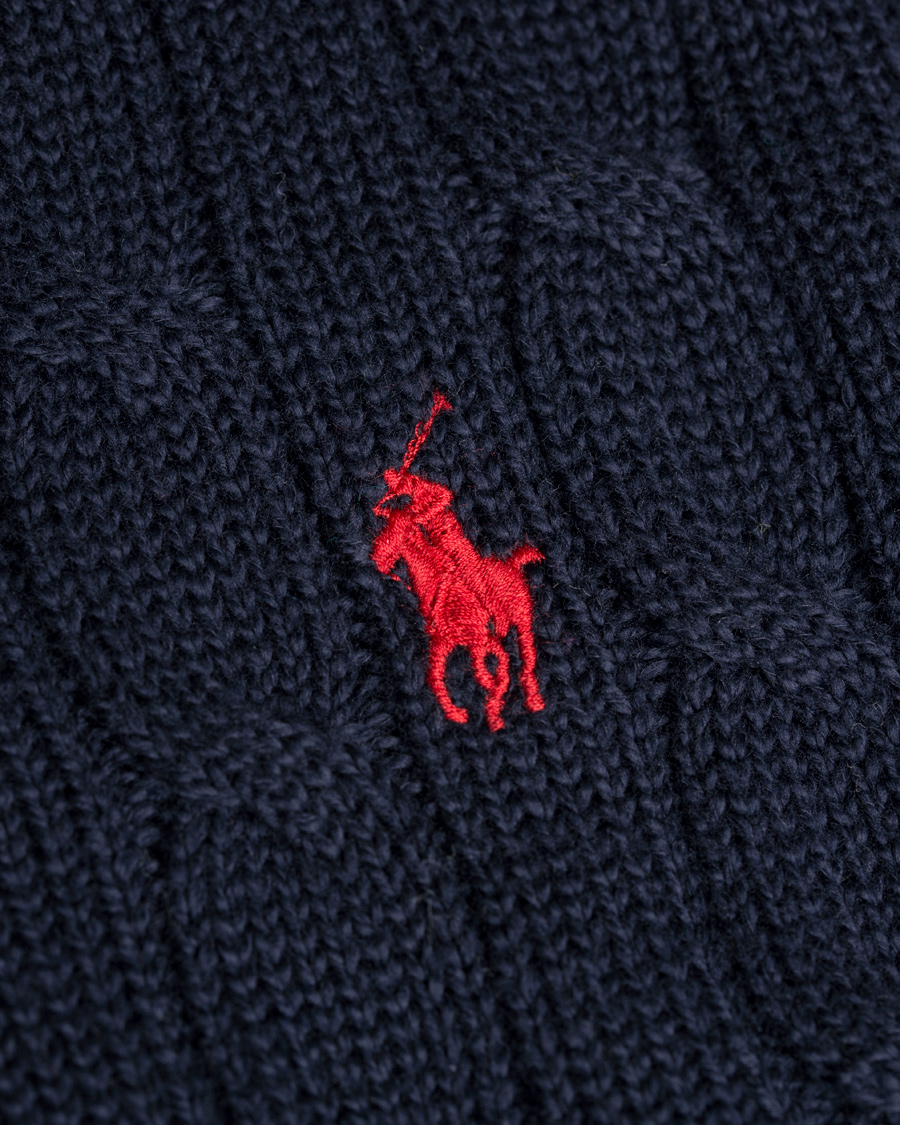 Herr | Tröjor | Polo Ralph Lauren | Cotton Cable Crew Neck Hunter Navy