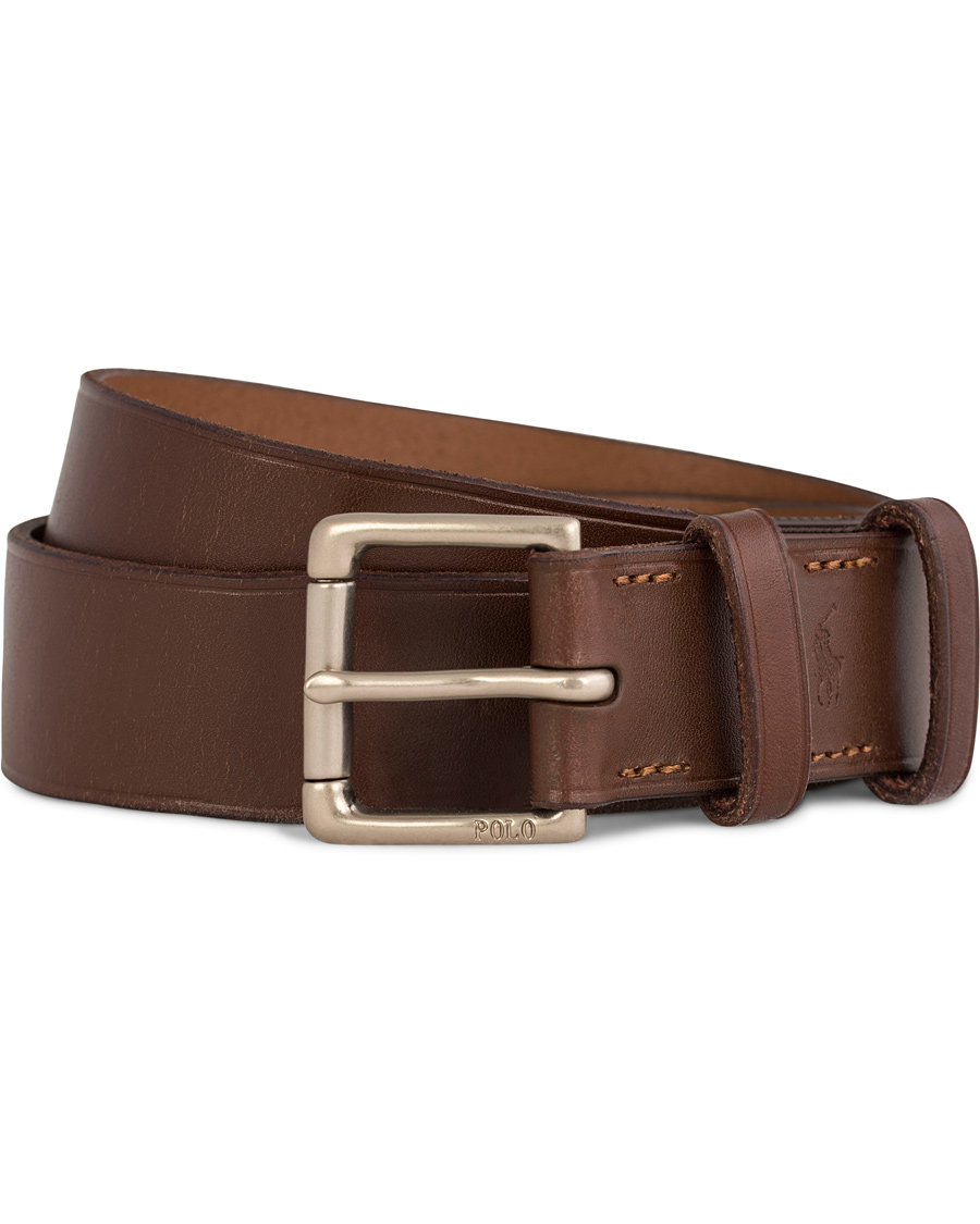 Herr | Polo Ralph Lauren David Leather Belt 3 cm Tan | Polo Ralph Lauren | David Leather Belt 3 cm Tan
