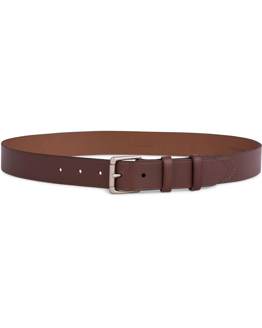 Herr | Polo Ralph Lauren David Leather Belt 3 cm Tan | Polo Ralph Lauren | David Leather Belt 3 cm Tan