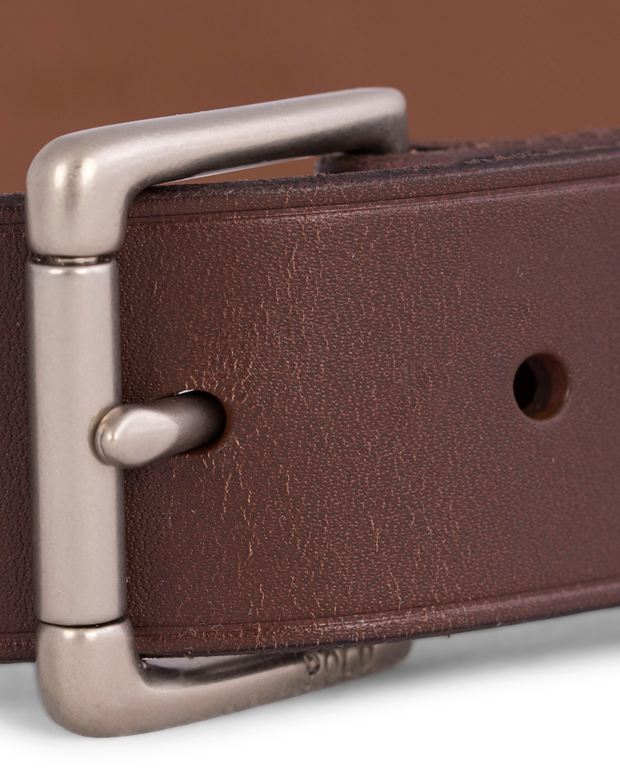Herr | Polo Ralph Lauren David Leather Belt 3 cm Tan | Polo Ralph Lauren | David Leather Belt 3 cm Tan