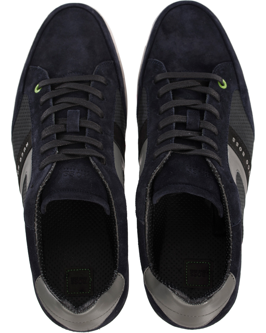 Herr | BOSS Athleisure Eldorado Suede Sneaker Navy | BOSS GREEN | BOSS Athleisure Eldorado Suede Sneaker Navy