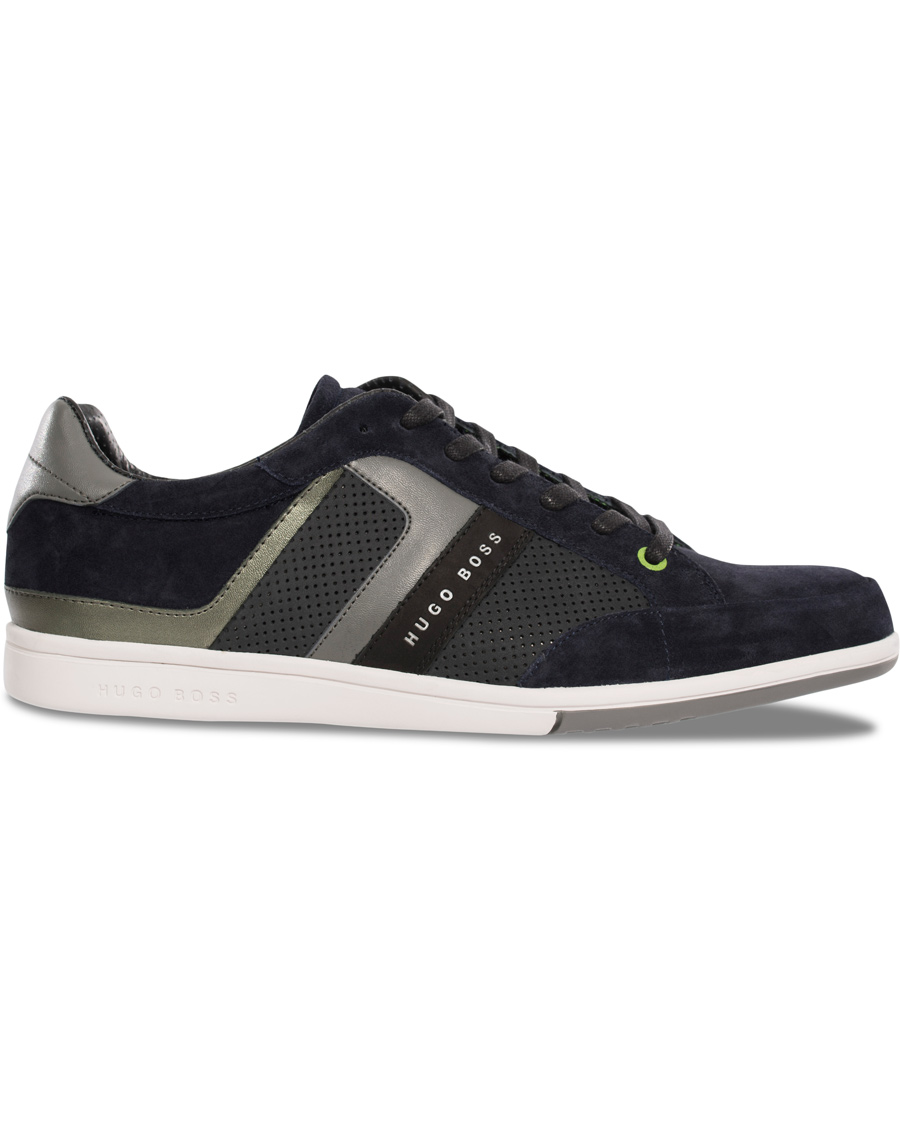 Herr | BOSS Athleisure Eldorado Suede Sneaker Navy | BOSS GREEN | BOSS Athleisure Eldorado Suede Sneaker Navy