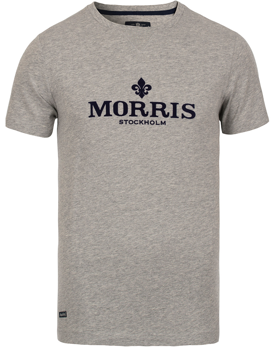 Herr | T-Shirts | Morris | Logo Tee Grey