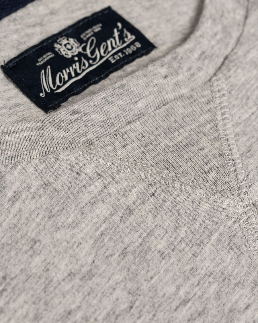 Herr | T-Shirts | Morris | Logo Tee Grey