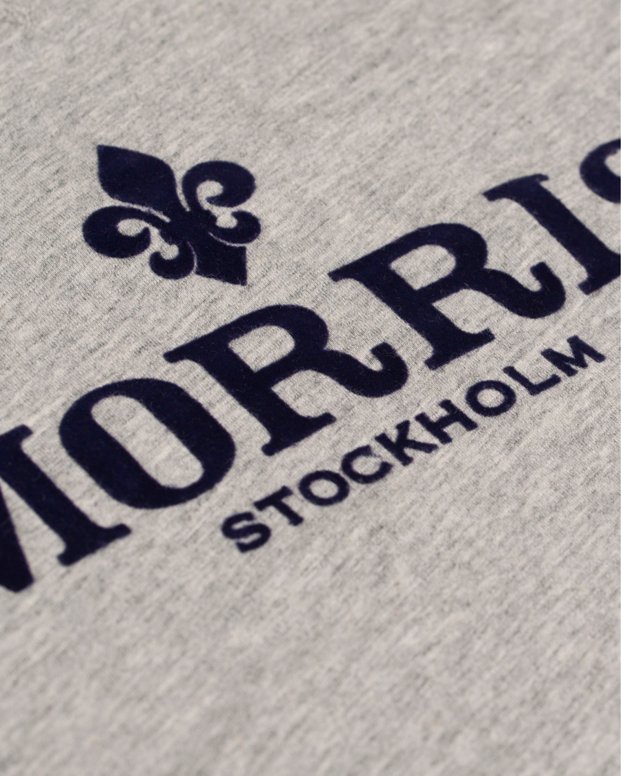 Herr | T-Shirts | Morris | Logo Tee Grey