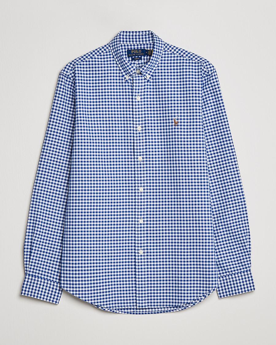 Herr | Skjortor | Polo Ralph Lauren | Slim Fit Shirt Oxford Blue/White Gingham S
