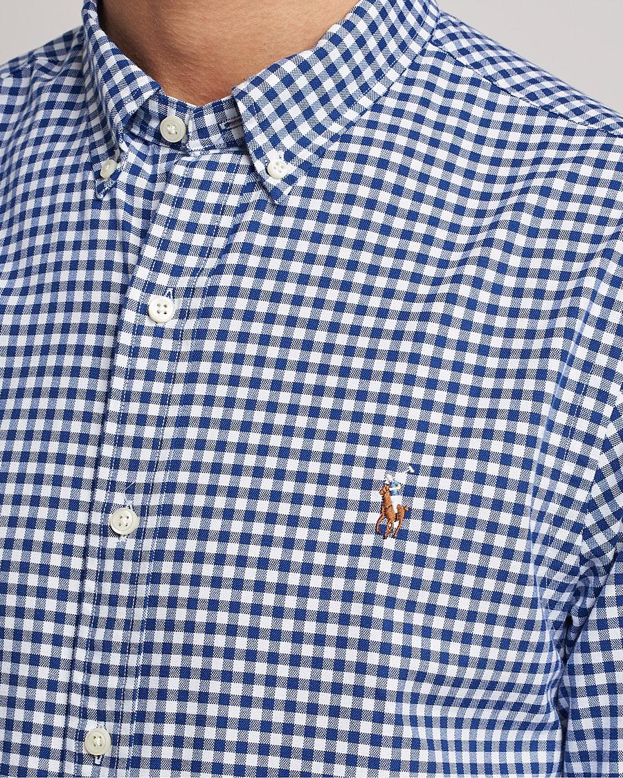 Herr | Skjortor | Polo Ralph Lauren | Slim Fit Shirt Oxford Blue/White Gingham